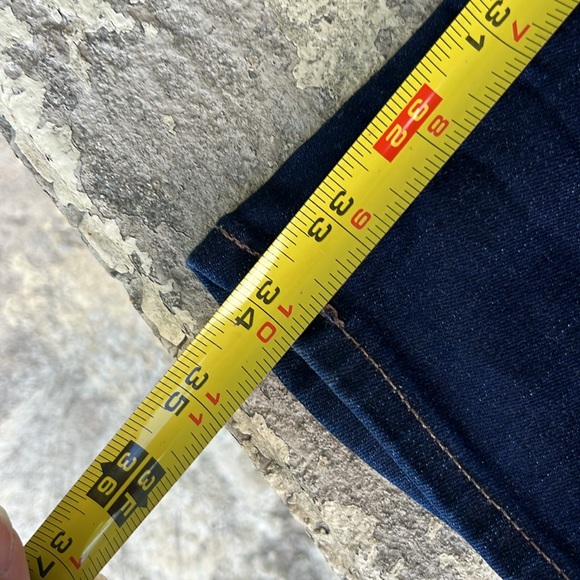 BNWOT Classic straight dark wash tall Gap denim blue jeans - Picture 7 of 14